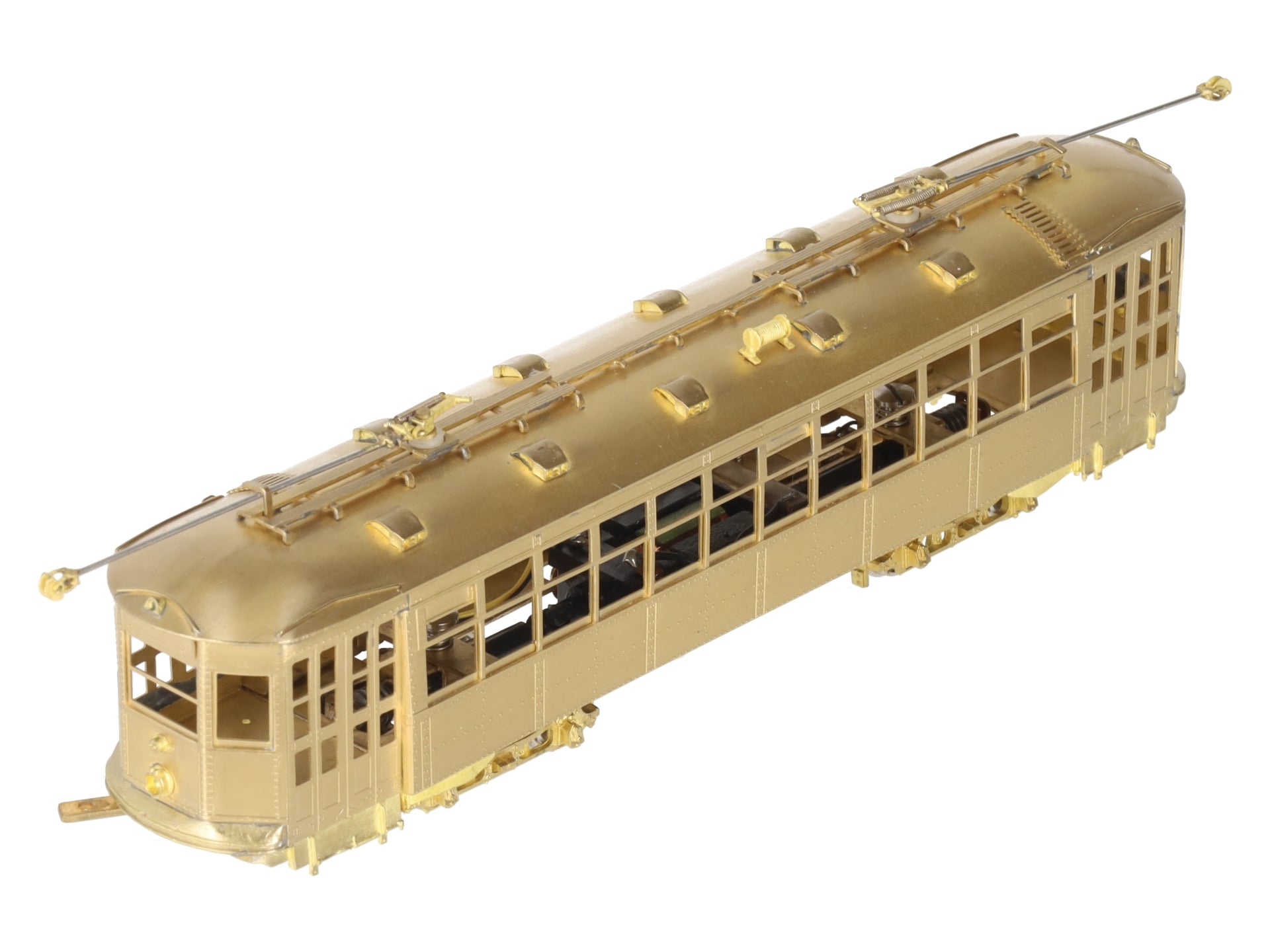 MTS Imports HO Scale BRASS Boston Type 5 Streetcar - Unpainted EX/Box