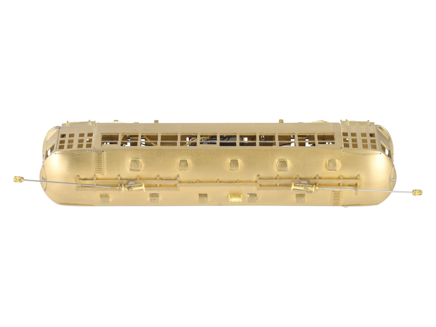 MTS Imports HO Scale BRASS Boston Type 5 Streetcar - Unpainted EX/Box