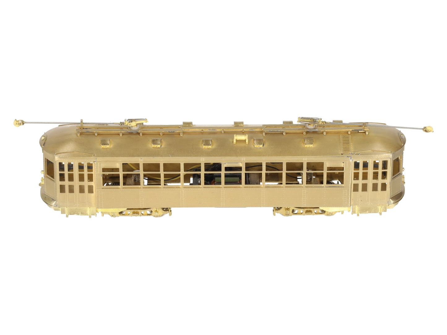 MTS Imports HO Scale BRASS Boston Type 5 Streetcar - Unpainted EX/Box