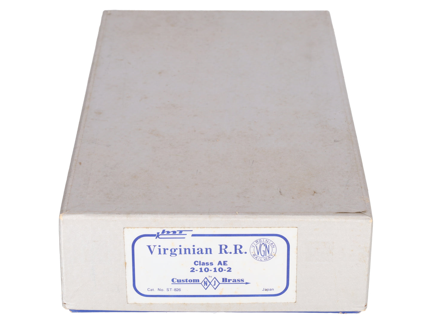 Custom NJ Brass ST-826 KMT BRASS HO Scale Virginian Railway 2-10-10-2 Class AE EX/Box
