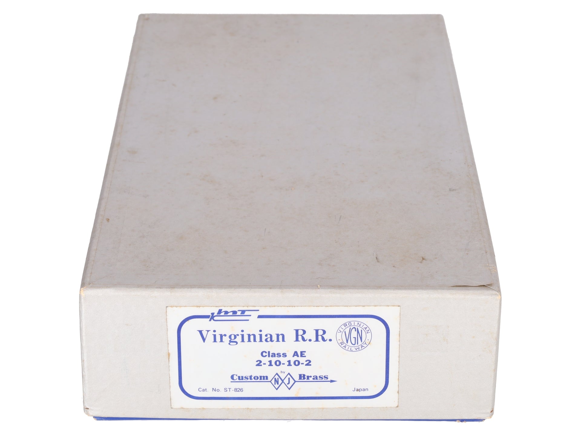 Custom NJ Brass ST-826 KMT BRASS HO Scale Virginian Railway 2-10-10-2 Class AE EX/Box