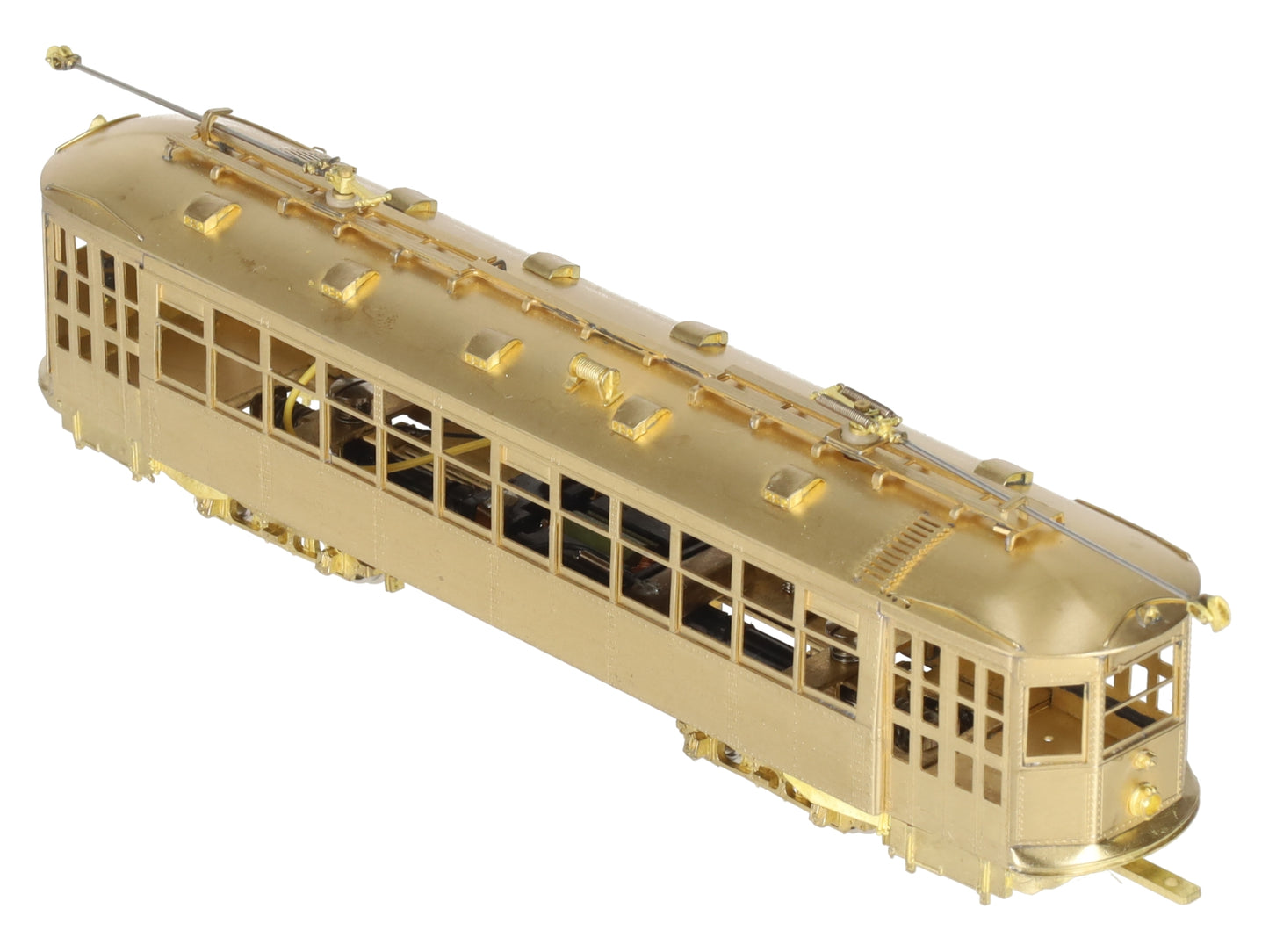 MTS Imports HO Scale BRASS Boston Type 5 Streetcar - Unpainted EX/Box
