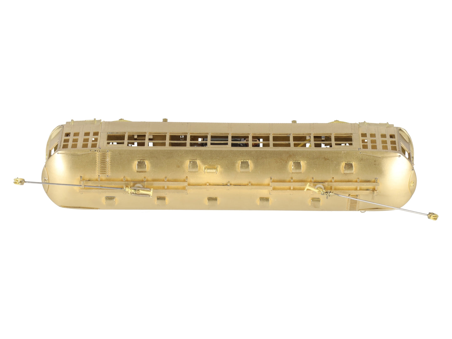 MTS Imports HO Scale BRASS Boston Type 5 Streetcar - Unpainted EX/Box
