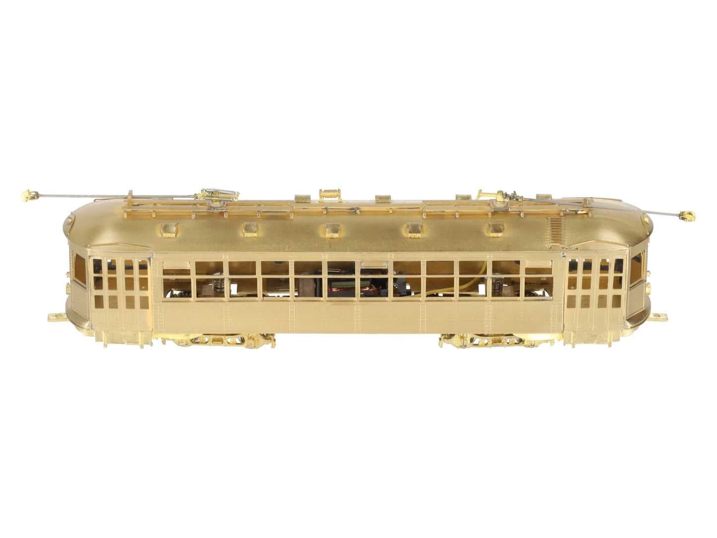 MTS Imports HO Scale BRASS Boston Type 5 Streetcar - Unpainted EX/Box