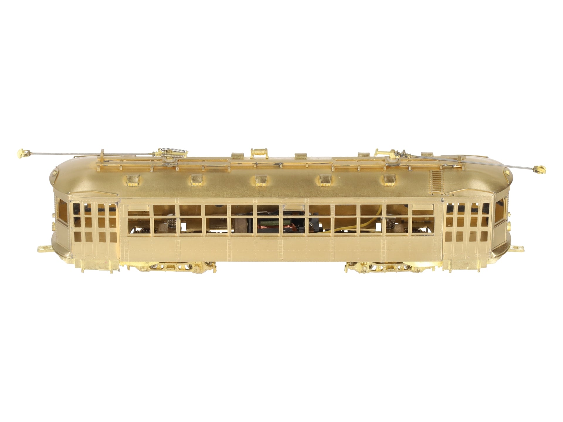 MTS Imports HO Scale BRASS Boston Type 5 Streetcar - Unpainted EX/Box