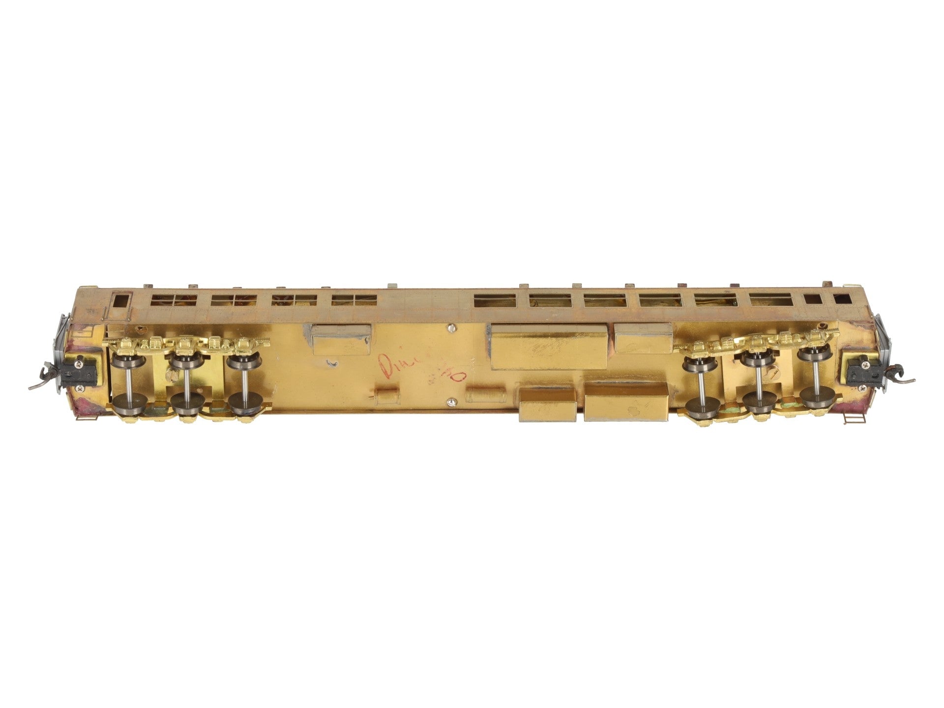 S. Soho & Co. HO Scale BRASS Diner Car- Unpainted VG
