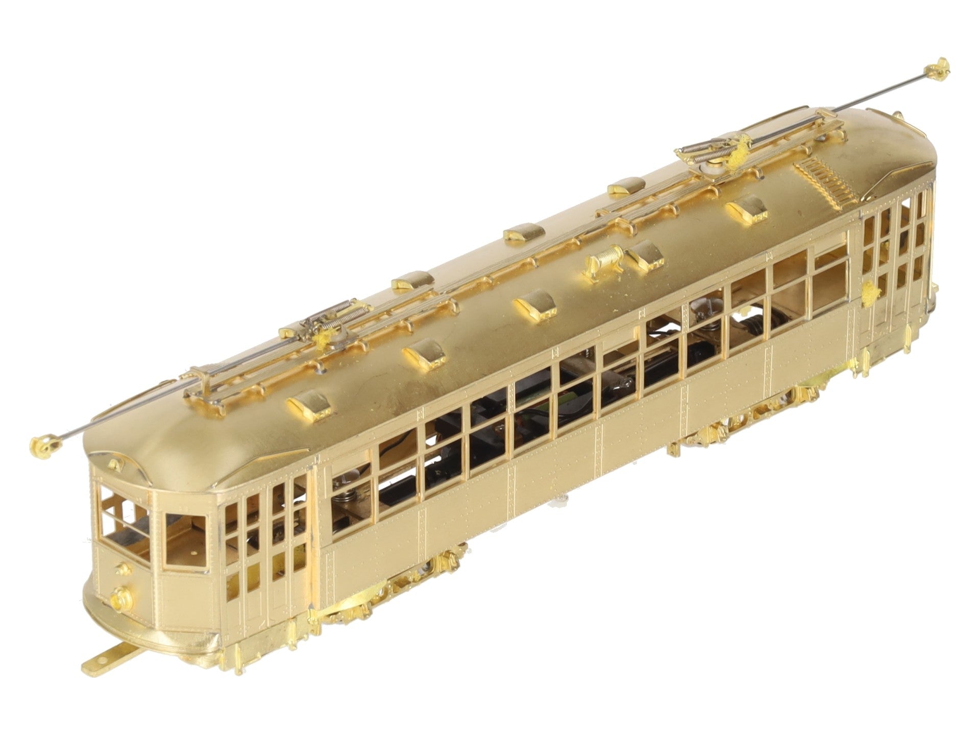 MTS Imports HO Scale BRASS Boston Type 5 Streetcar - Unpainted EX/Box