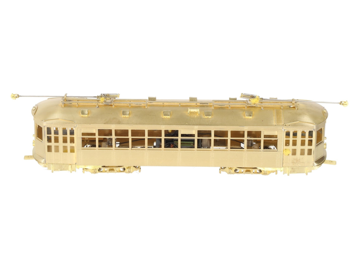 MTS Imports HO Scale BRASS Boston Type 5 Streetcar - Unpainted EX/Box