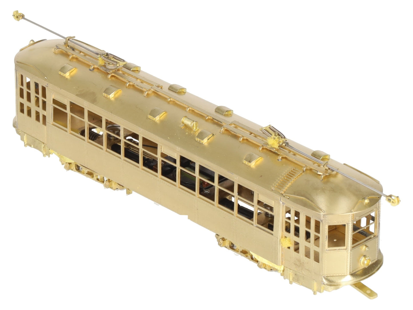 MTS Imports HO Scale BRASS Boston Type 5 Streetcar - Unpainted EX/Box