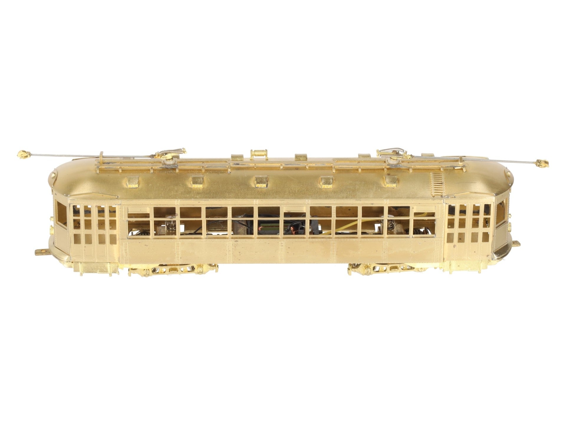MTS Imports HO Scale BRASS Boston Type 5 Streetcar - Unpainted EX/Box