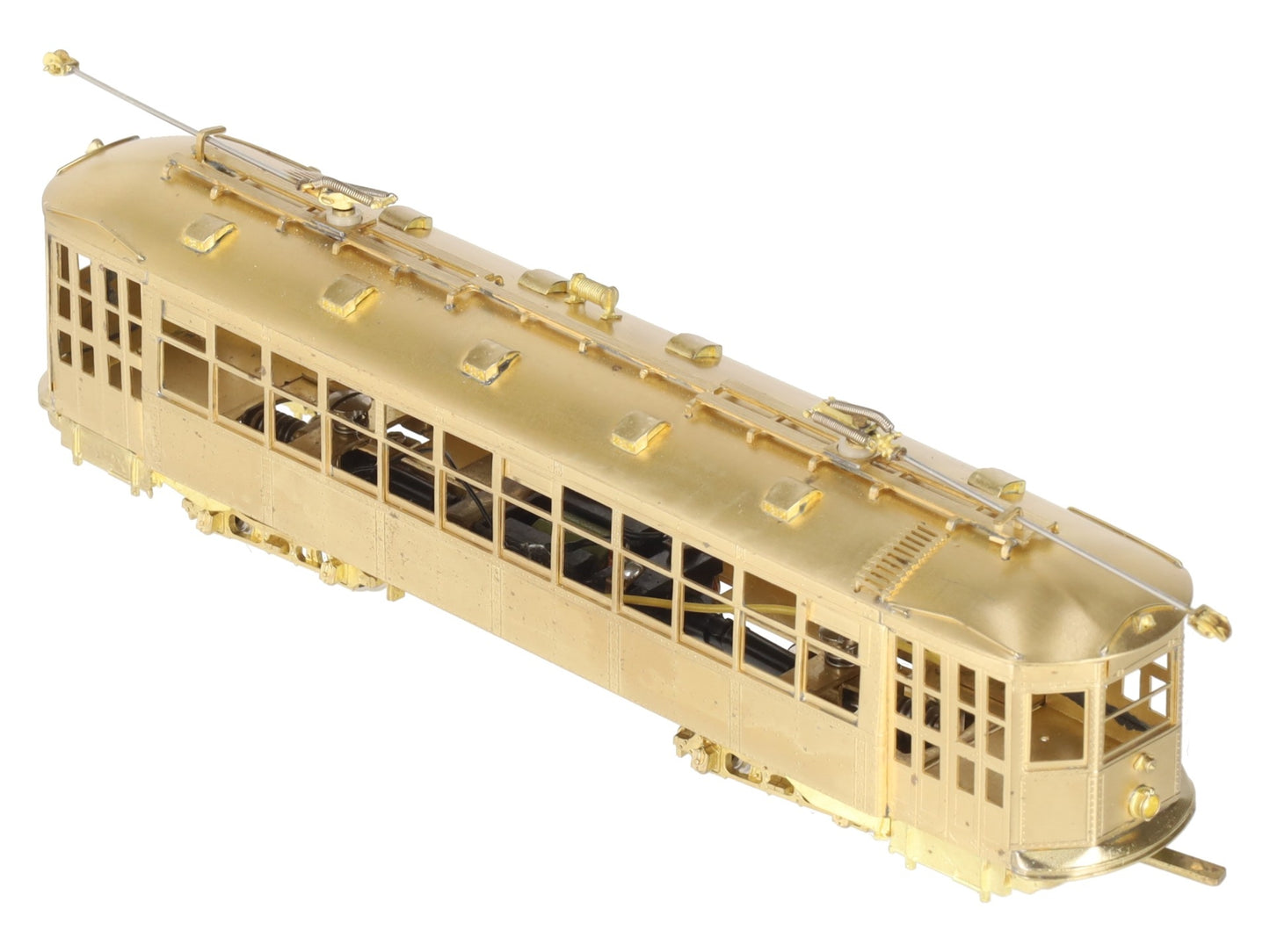 MTS Imports HO Scale BRASS Boston Type 5 Streetcar - Unpainted EX/Box