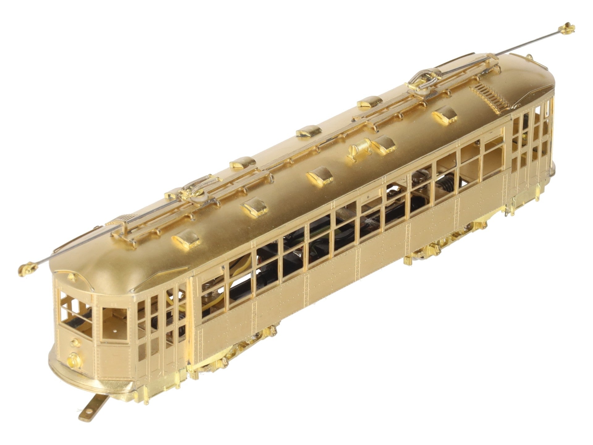 MTS Imports HO Scale BRASS Boston Type 5 Streetcar - Unpainted EX/Box