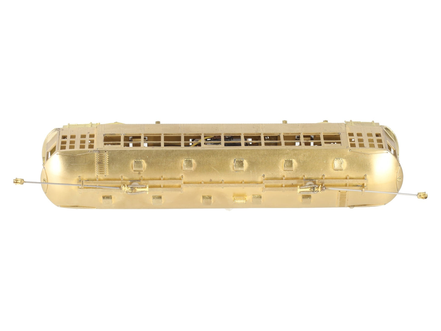 MTS Imports HO Scale BRASS Boston Type 5 Streetcar - Unpainted EX/Box
