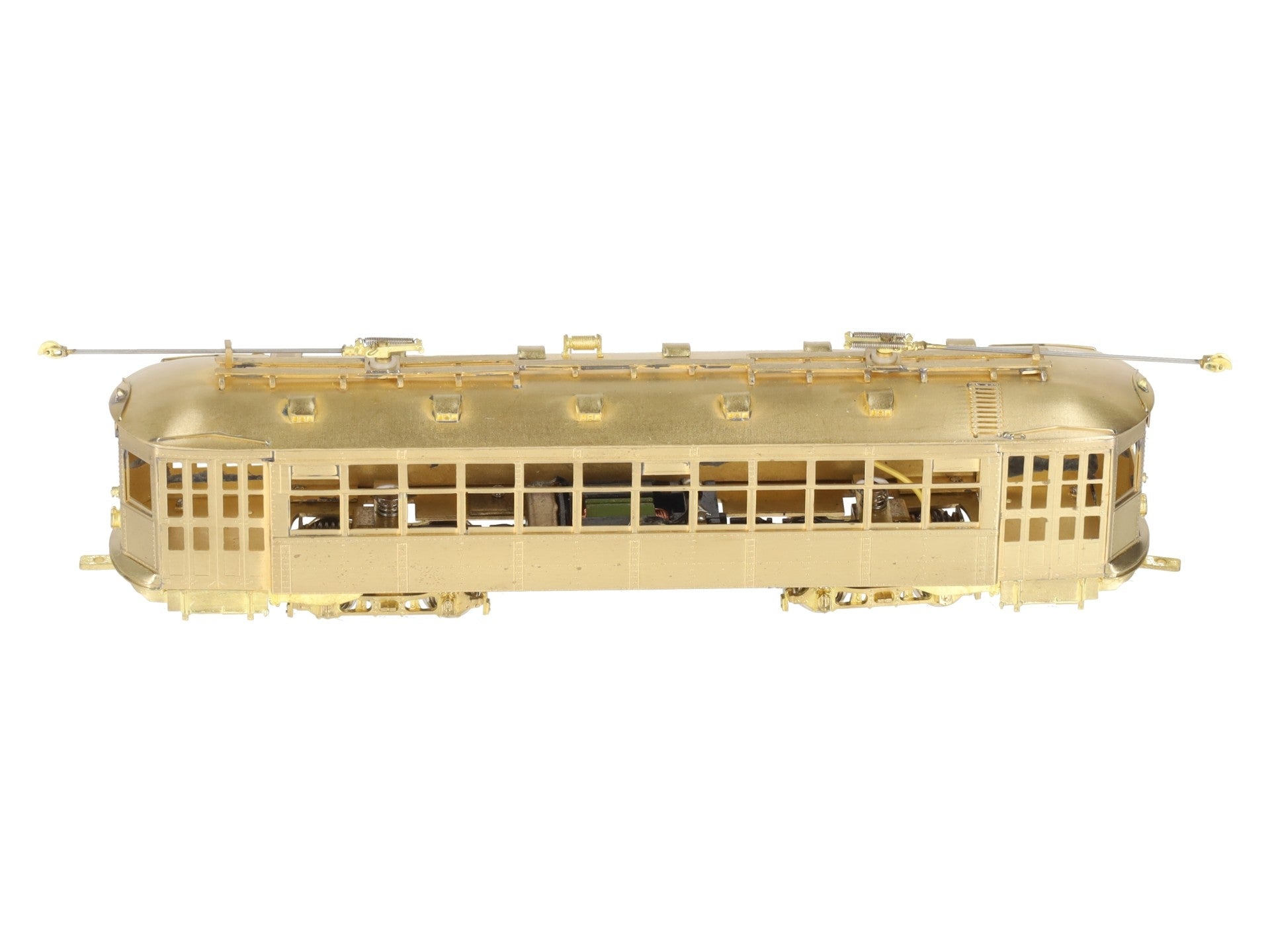 MTS Imports HO Scale BRASS Boston Type 5 Streetcar - Unpainted EX/Box