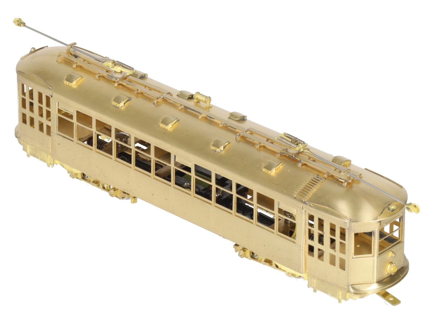 MTS Imports HO Scale BRASS Boston Type 5 Streetcar - Unpainted EX/Box