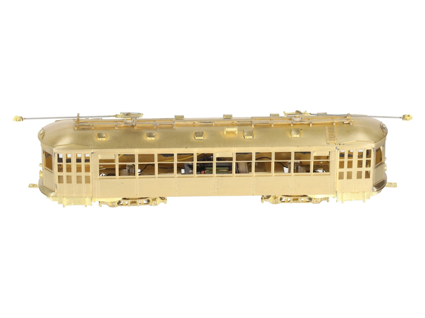 MTS Imports HO Scale BRASS Boston Type 5 Streetcar - Unpainted EX/Box