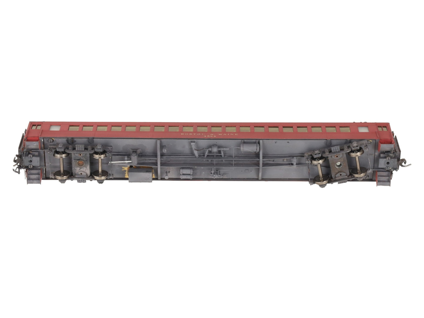 HO Scale BRASS Boston & Maine Coach Passenger Car- Painted