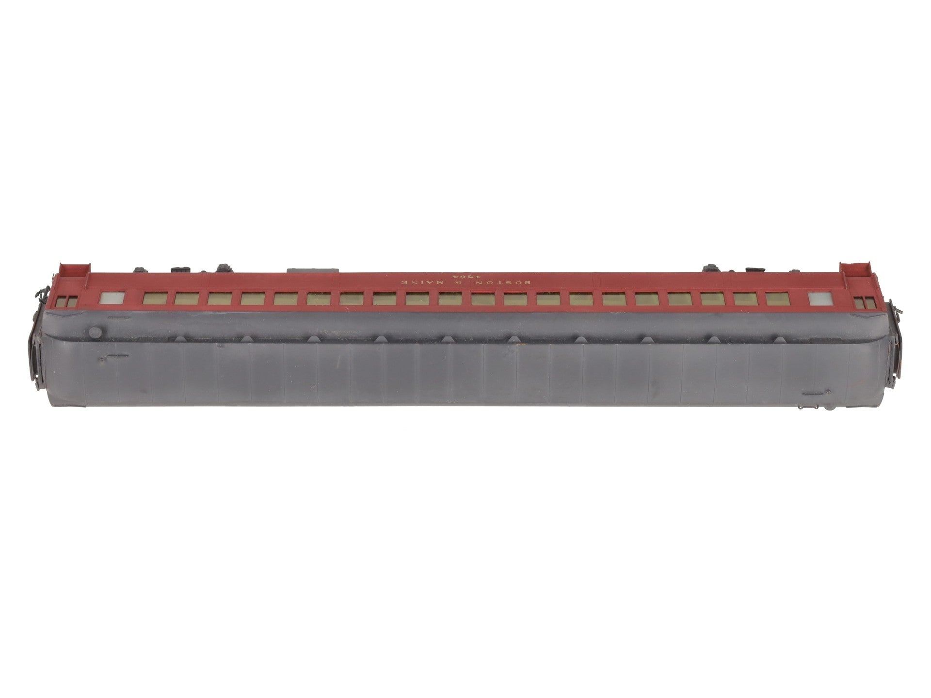 HO Scale BRASS Boston & Maine Coach Passenger Car- Painted