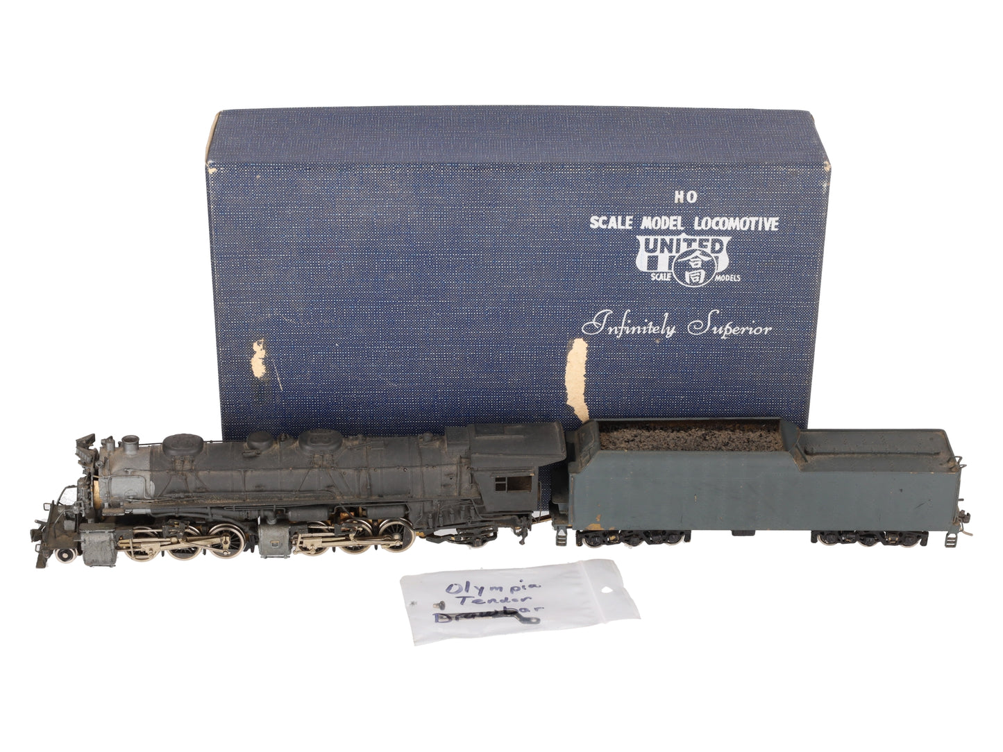 United Models HO BRASS C&O 2-6-6-2 Steam Locomotive & Tender - Painted