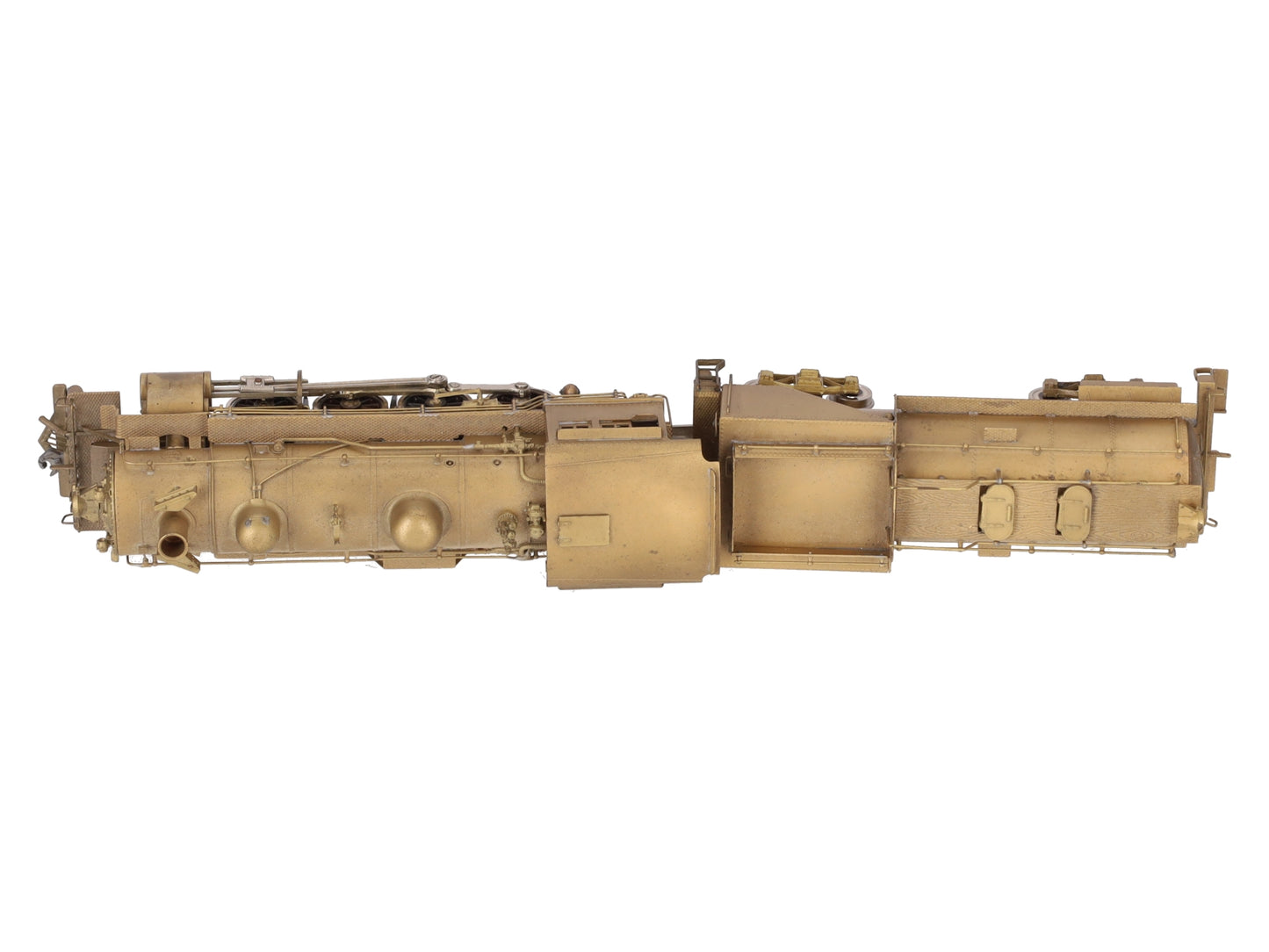 Pacific Fast Mail HO BRASS UP 2-8-0 Steam Locomotive & Tender EX/Box