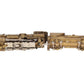 Pacific Fast Mail HO BRASS UP 2-8-0 Steam Locomotive & Tender EX/Box