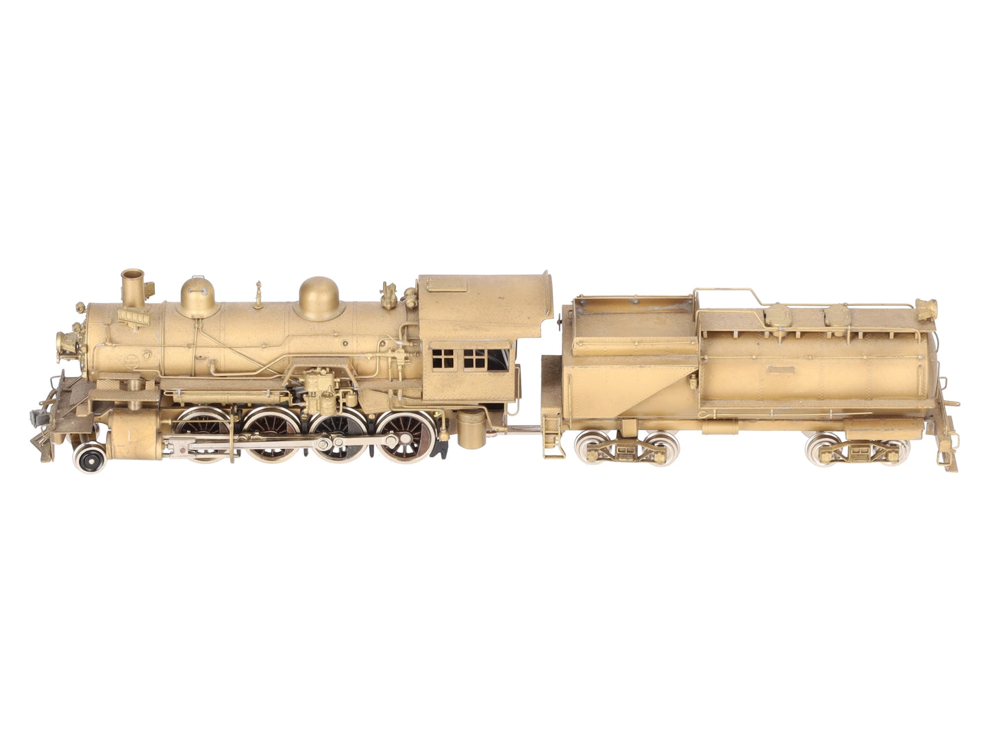 Pacific Fast Mail HO BRASS UP 2-8-0 Steam Locomotive & Tender EX/Box