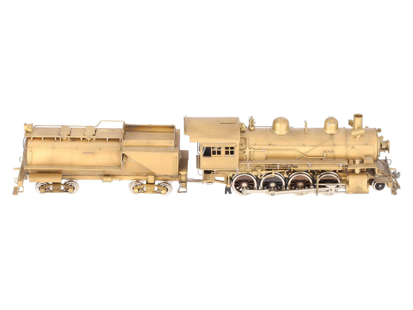 Pacific Fast Mail HO BRASS UP 2-8-0 Steam Locomotive & Tender EX/Box