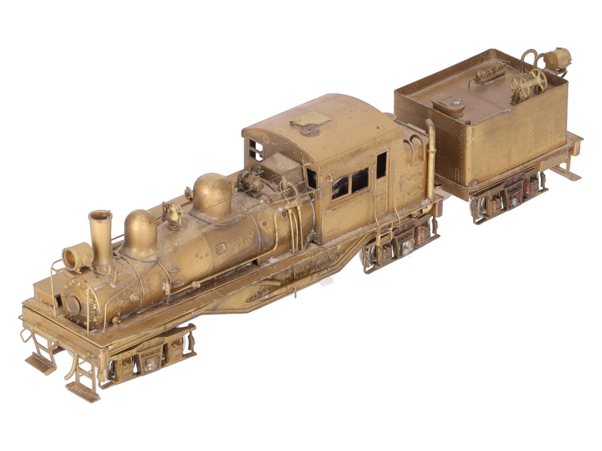 United Scale Models HO BRASS Pacific Coast Shay Locomotive - unpainted EX/Box