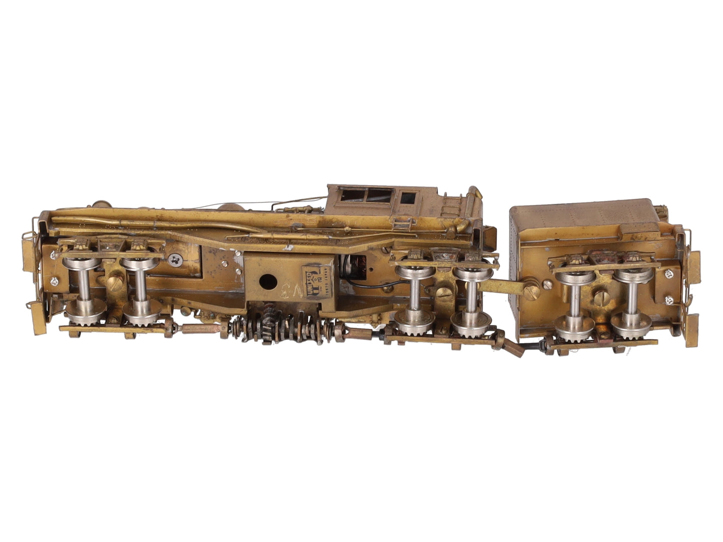United Scale Models HO BRASS Pacific Coast Shay Locomotive - unpainted EX/Box