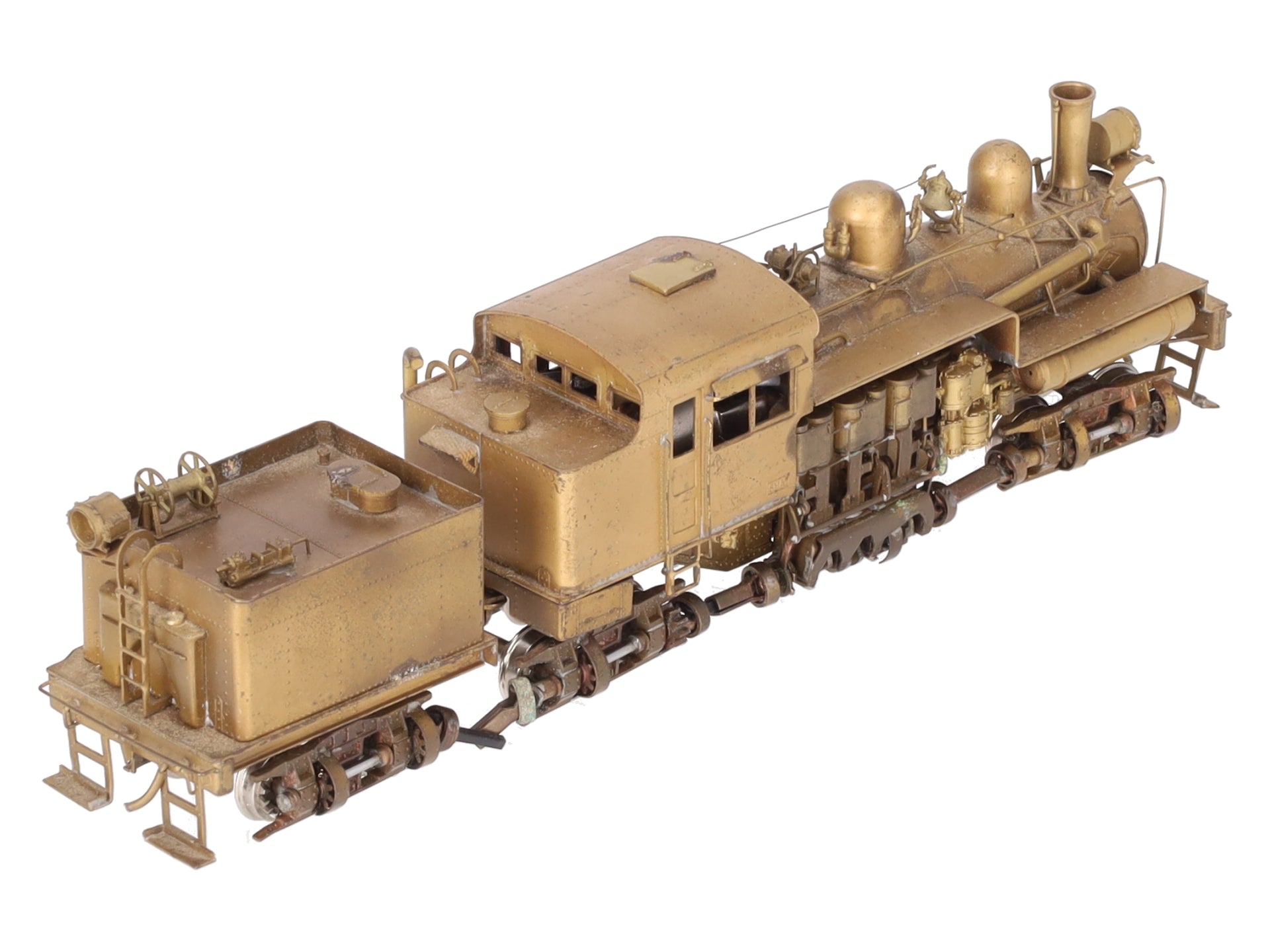 United Scale Models HO BRASS Pacific Coast Shay Locomotive - unpainted EX/Box