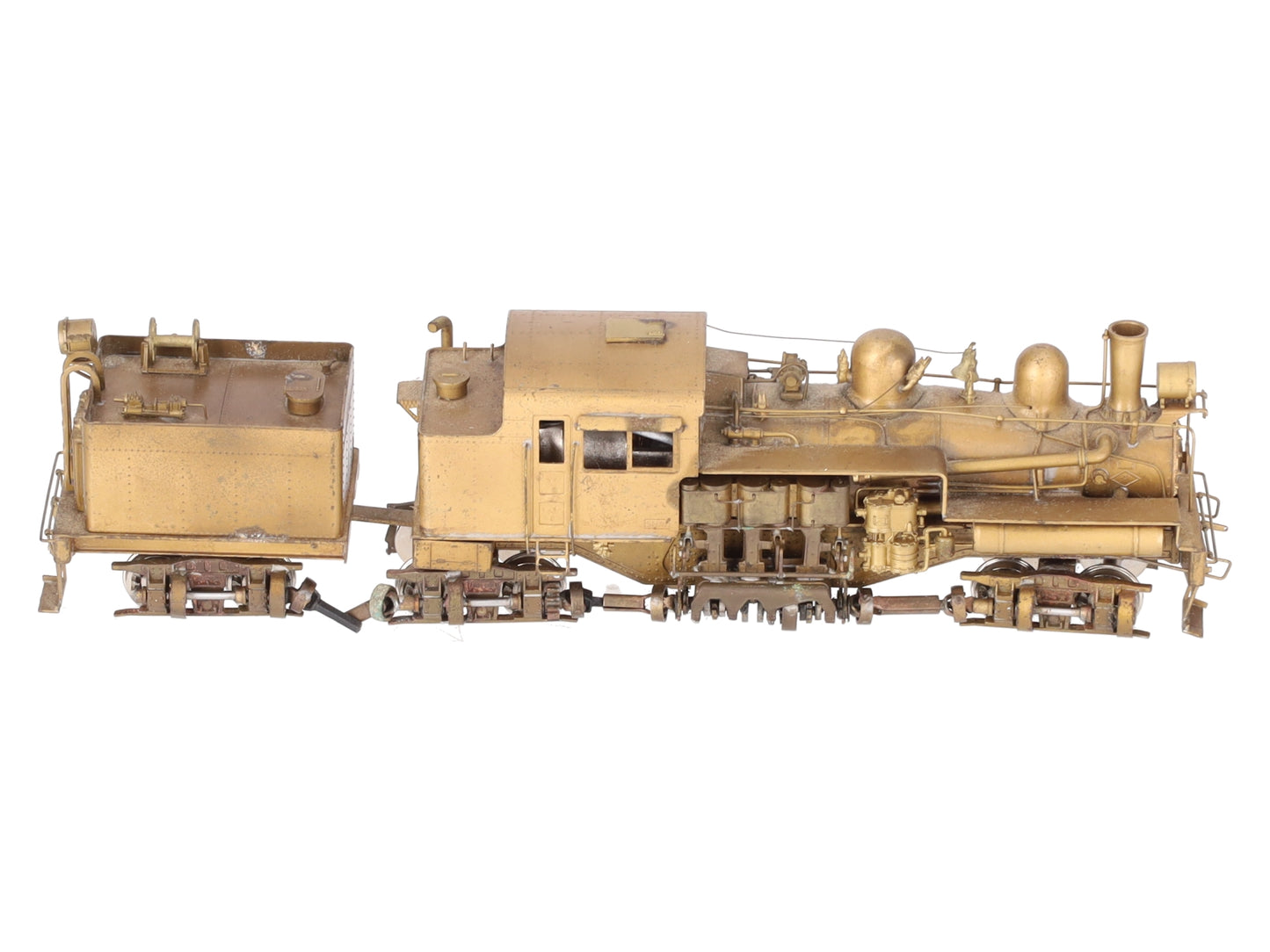 United Scale Models HO BRASS Pacific Coast Shay Locomotive - unpainted EX/Box