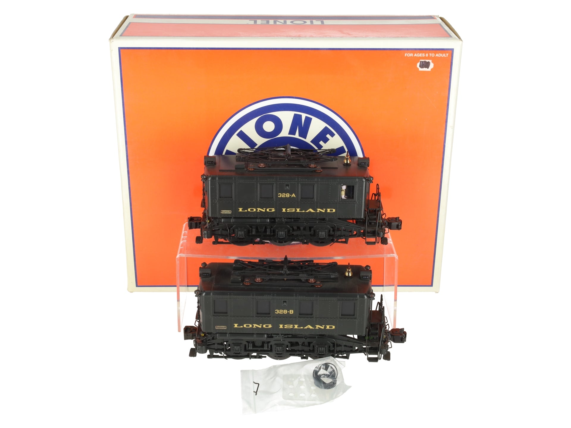 Lionel 6-18367 O Gauge Long Island BB3 0-6-0 Electric Locomotive #328A/328B EX/Box