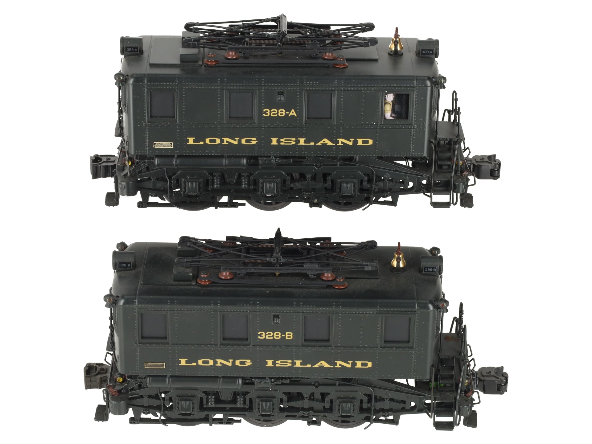 Lionel 6-18367 O Gauge Long Island BB3 0-6-0 Electric Locomotive #328A/328B EX/Box