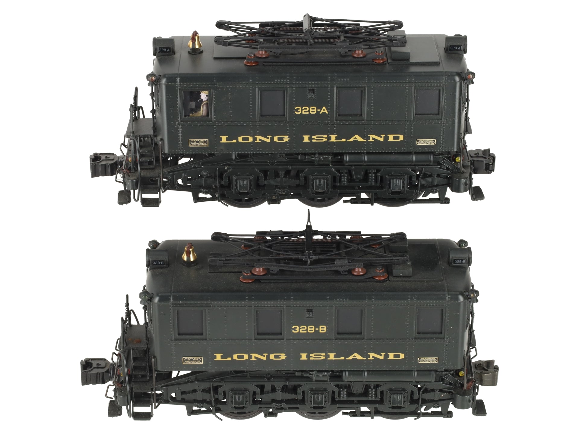 Lionel 6-18367 O Gauge Long Island BB3 0-6-0 Electric Locomotive #328A/328B EX/Box