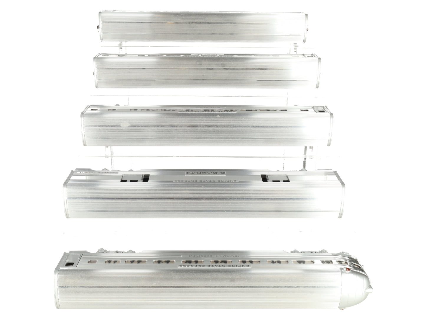 MTH 20-6504 O New York Central 70' Aluminum Passenger Car Set (Set of 5) EX/Box