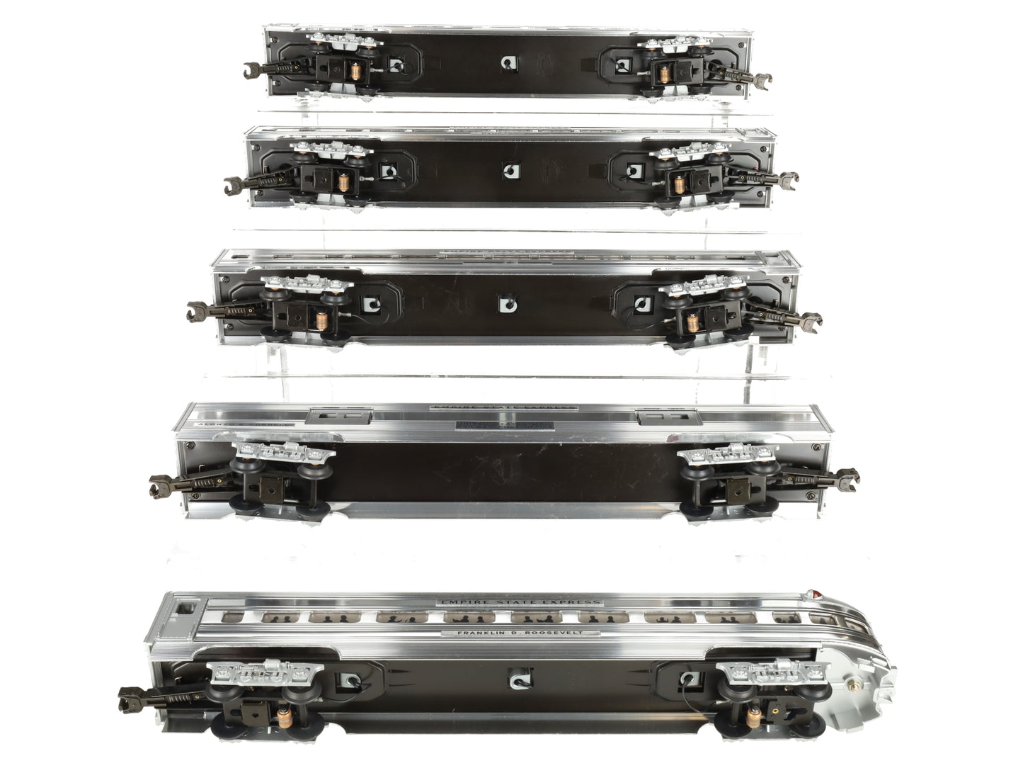 MTH 20-6504 O New York Central 70' Aluminum Passenger Car Set (Set of 5) EX/Box