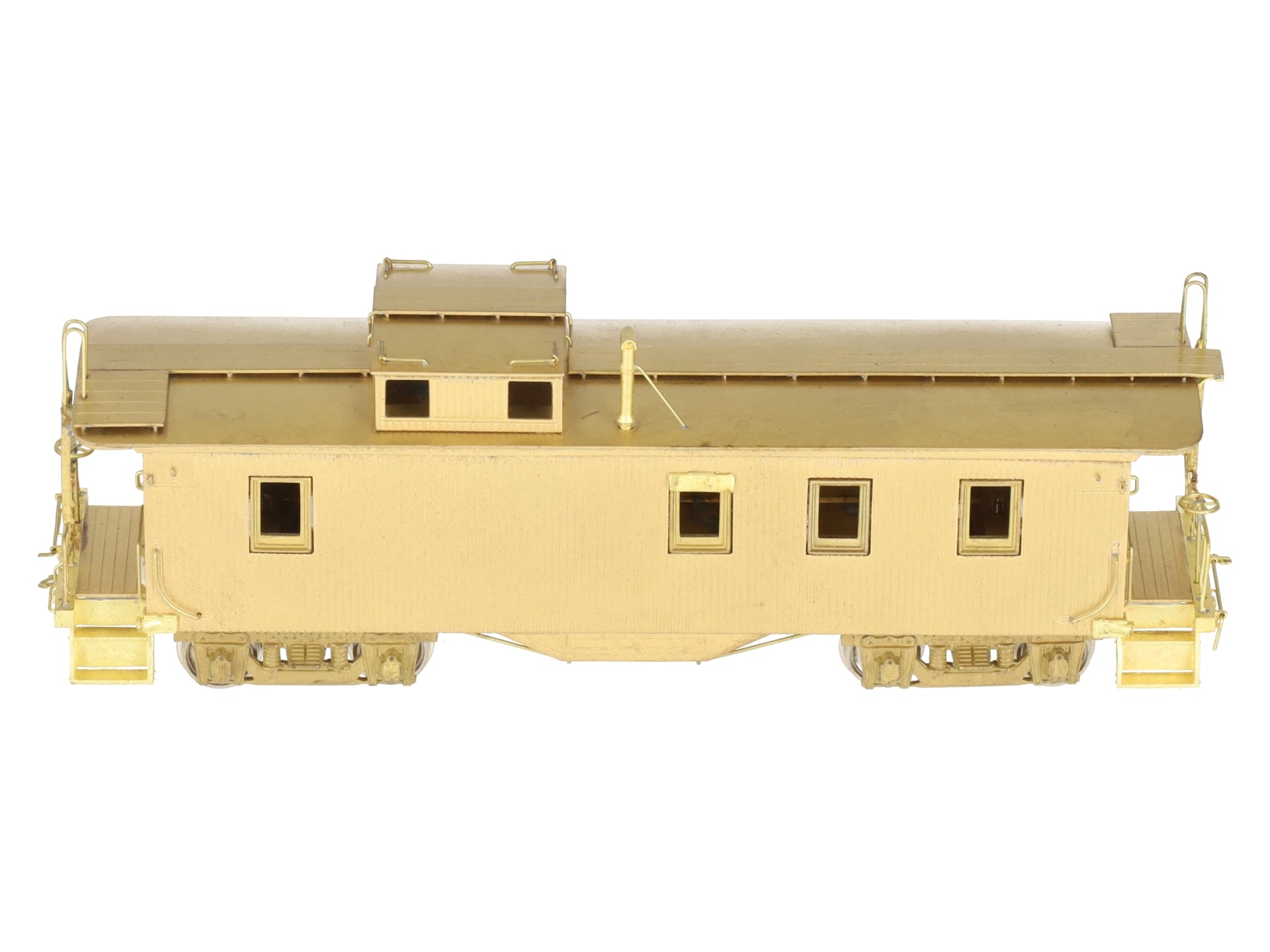 HO Scale BRASS Long Caboose- Unpainted EX