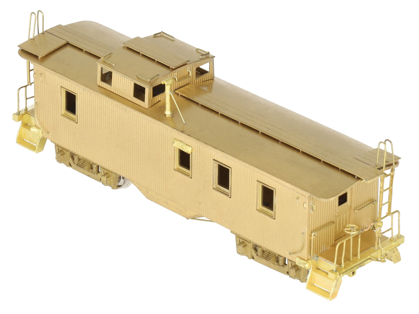 HO Scale BRASS Long Caboose- Unpainted EX