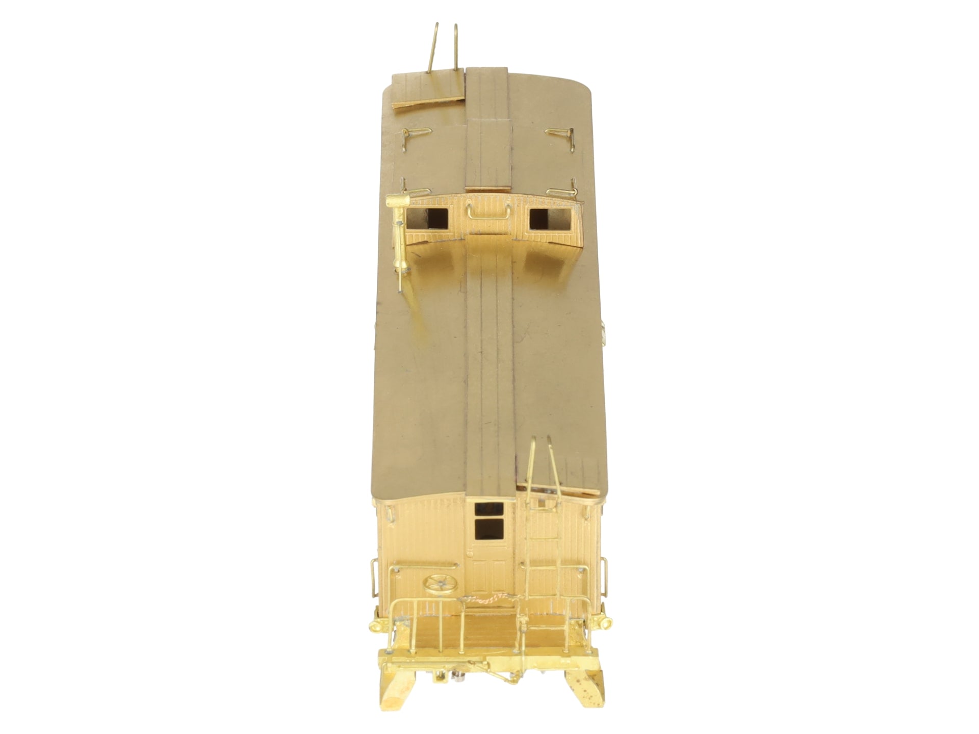 HO Scale BRASS Long Caboose- Unpainted EX