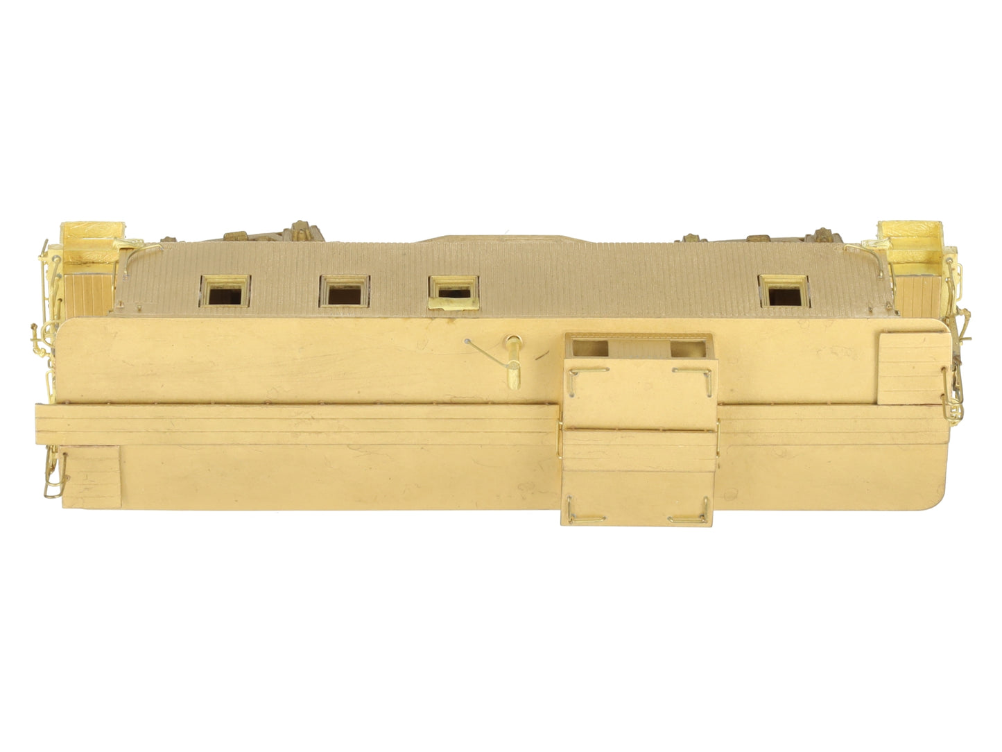 HO Scale BRASS Long Caboose- Unpainted EX