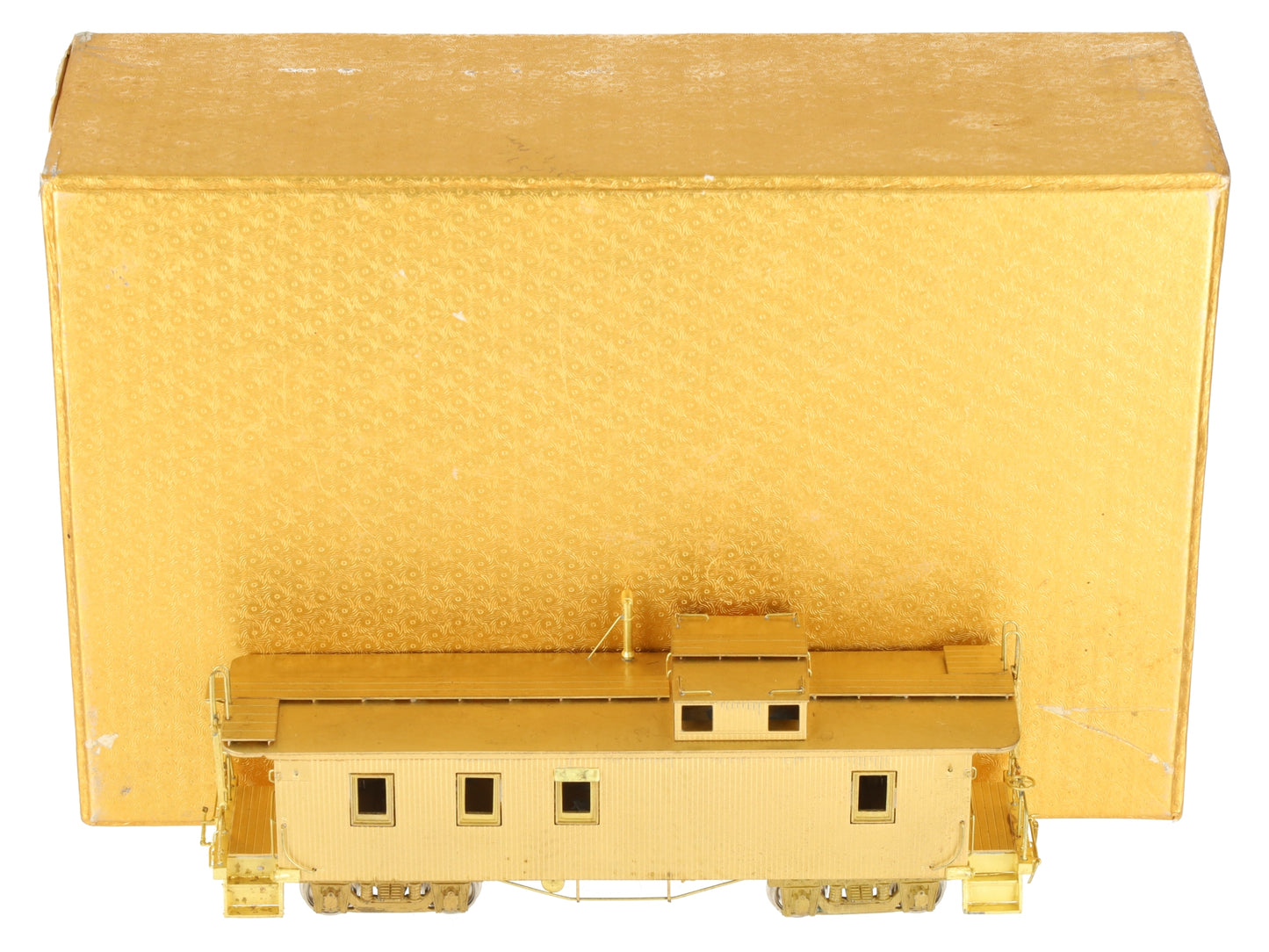 HO Scale BRASS Long Caboose- Unpainted EX
