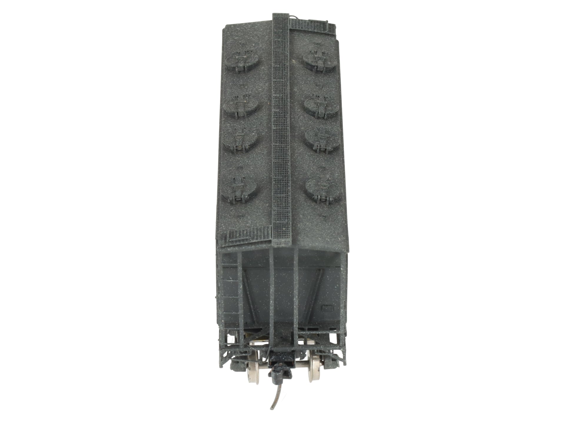 Overland OMI-3182 HO BRASS THB Slab Side Covered Hopper #2808 -Weathered