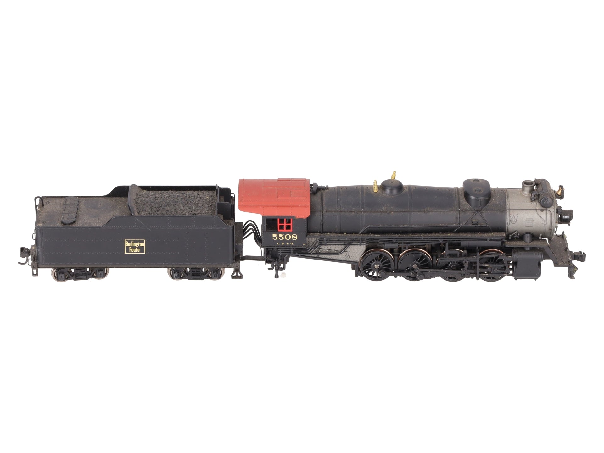 Broadway Limited 204 HO CB&Q 0-4 2-8-2 Steam Locomotive And Tender #5508 VG
