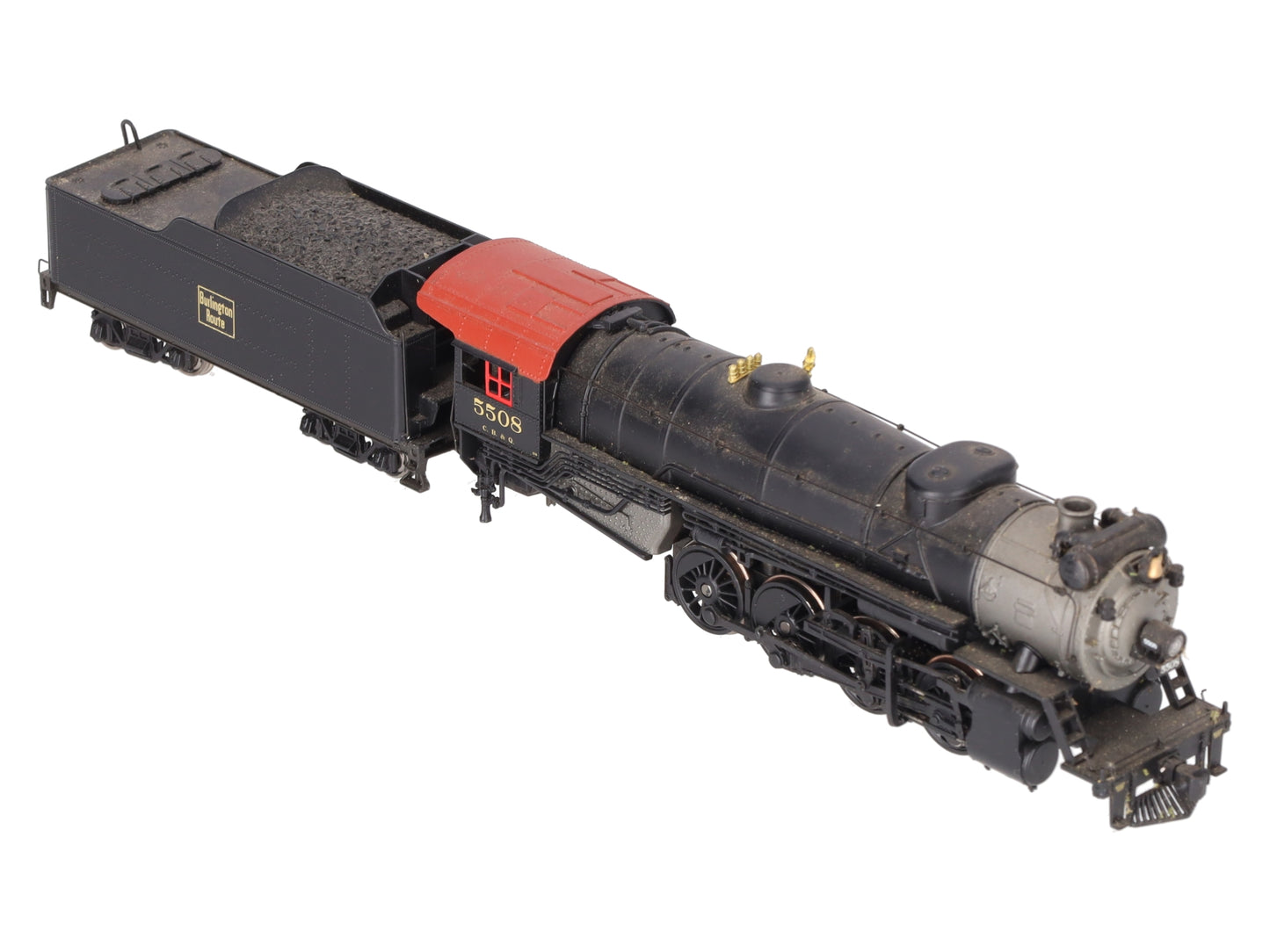 Broadway Limited 204 HO CB&Q 0-4 2-8-2 Steam Locomotive And Tender #5508 VG