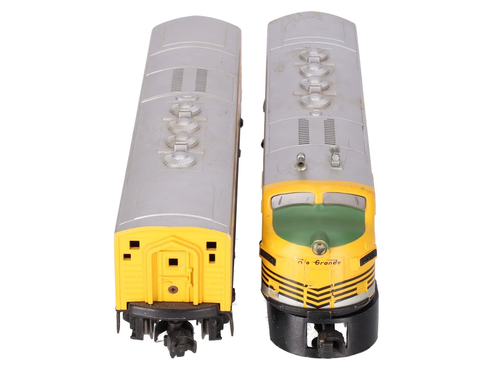 Lionel 2379 Vintage O Rio Grande F3 AB Diesel Locomotive Set VG/Box