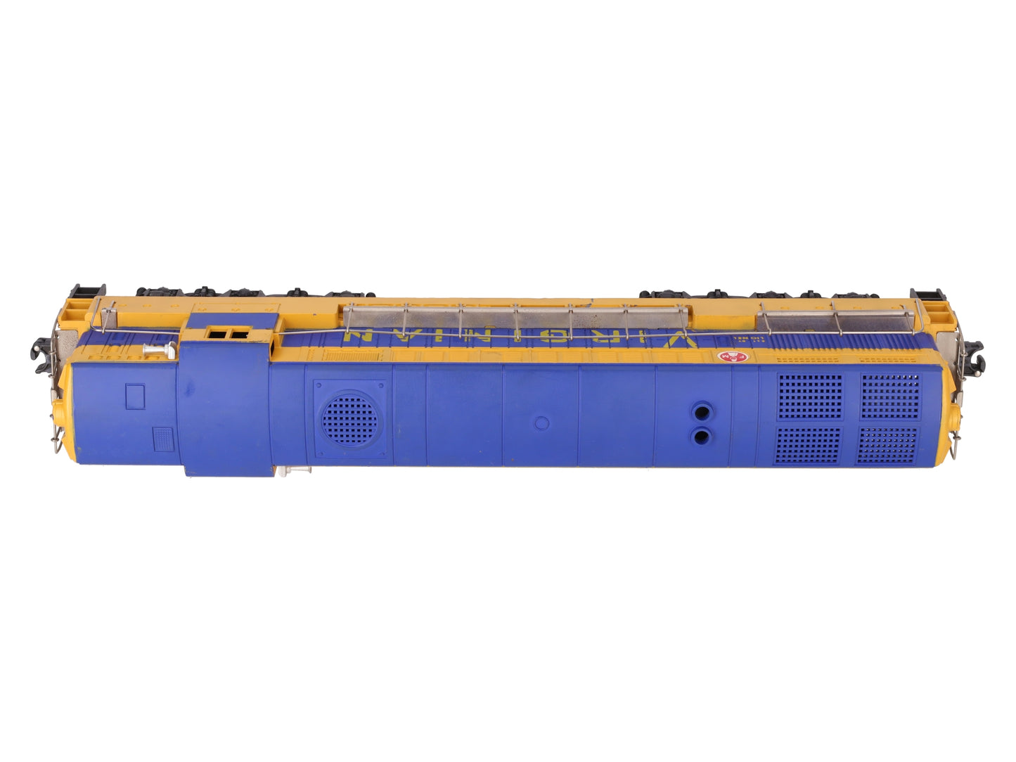 Lionel 2322 Vintage O Virginian Blue & Yellow FM Trainmaster Diesel VG/Box