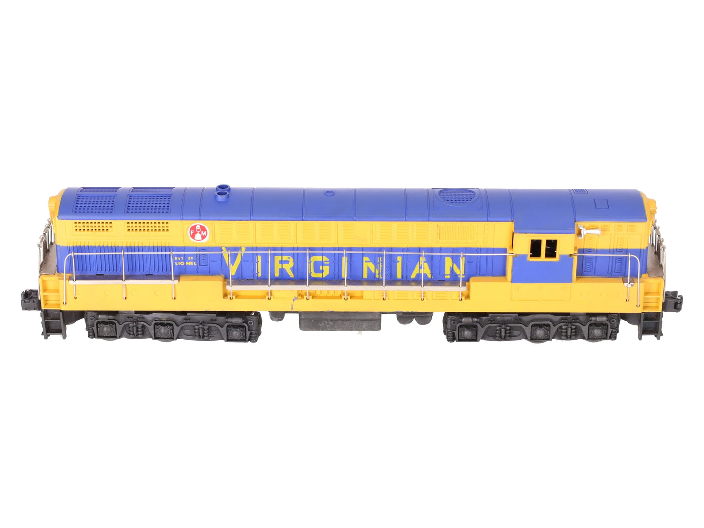 Lionel 2322 Vintage O Virginian Blue & Yellow FM Trainmaster Diesel VG/Box