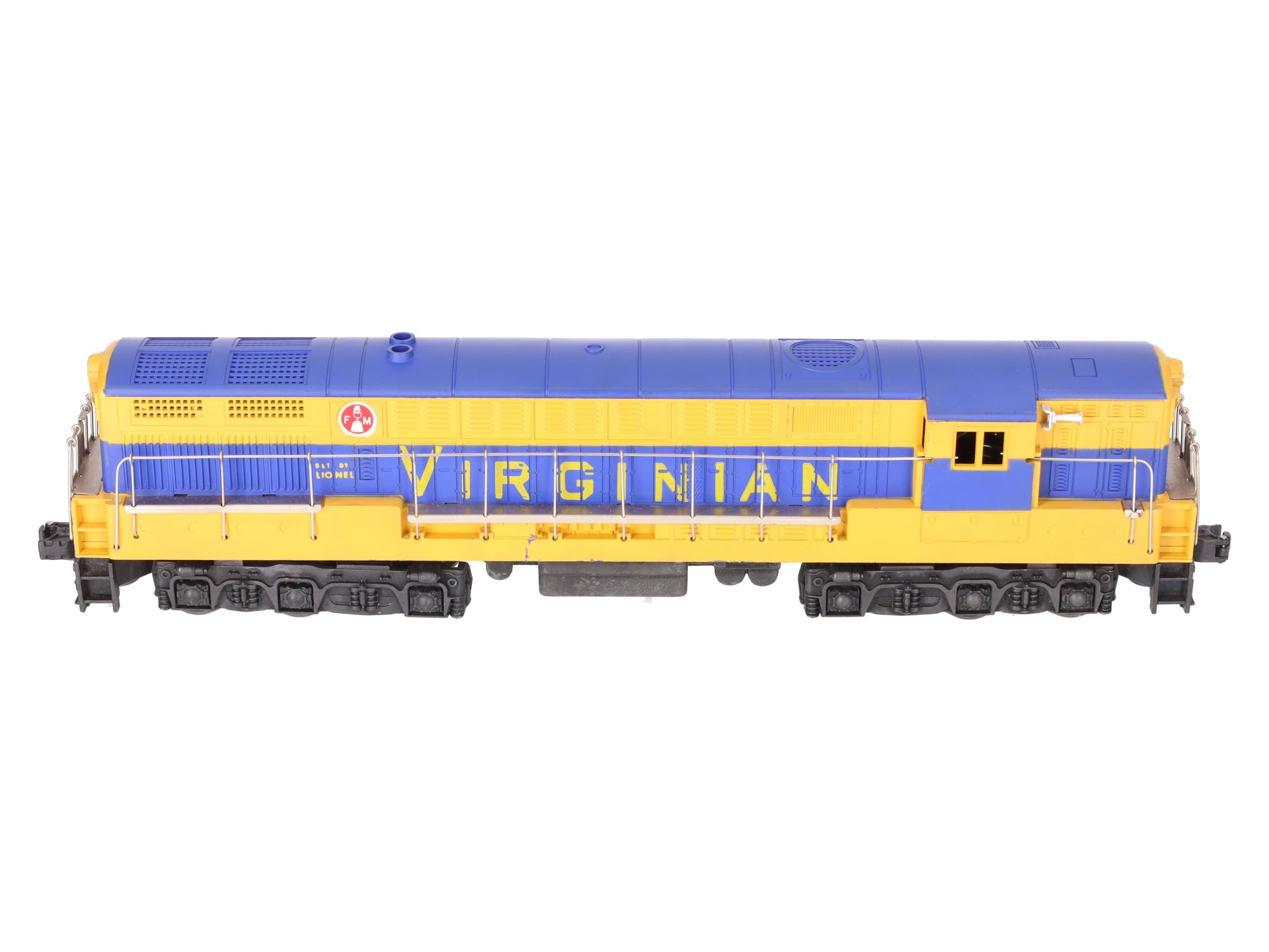 Lionel 2322 Vintage O Virginian Blue & Yellow FM Trainmaster Diesel VG/Box