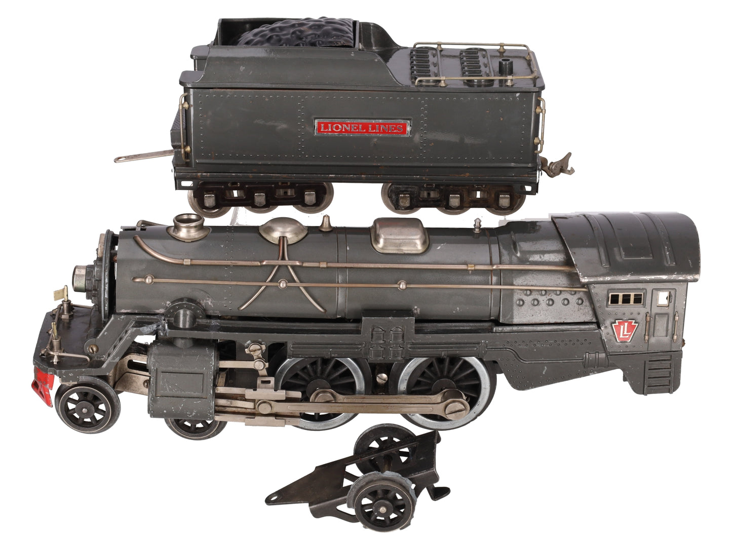 Lionel 392E Vintage Standard Gauge 4-4-2 Steam Locomotive and Tender #392W