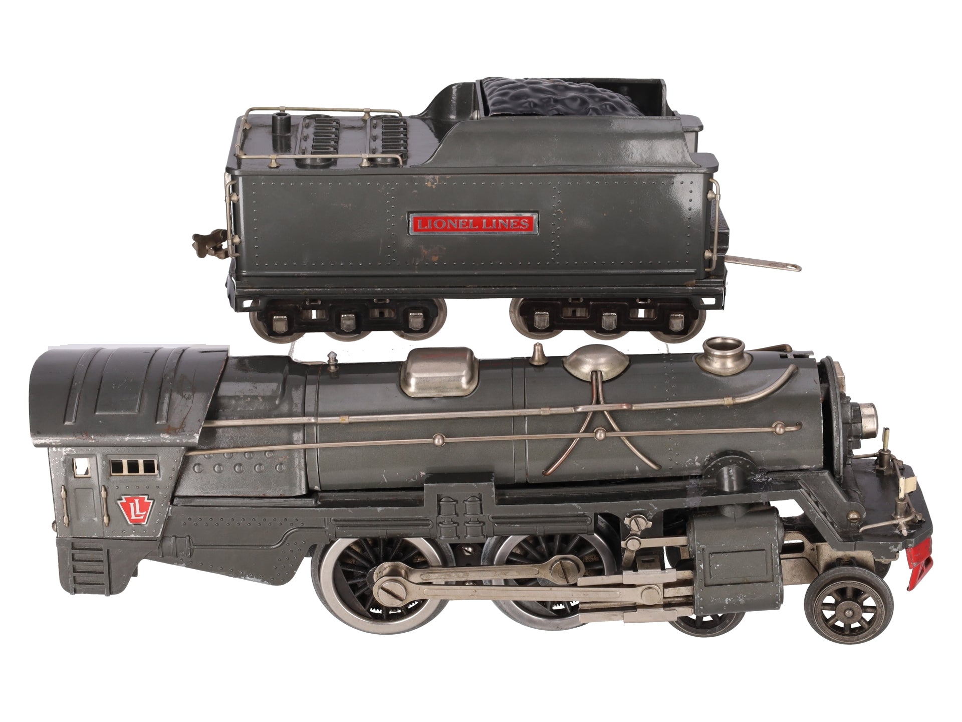 Lionel 392E Vintage Standard Gauge 4-4-2 Steam Locomotive and Tender #392W